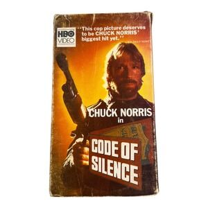 Code‎ of Silence VHS Tape Chuck Norris HBO Video Action Movie 1985